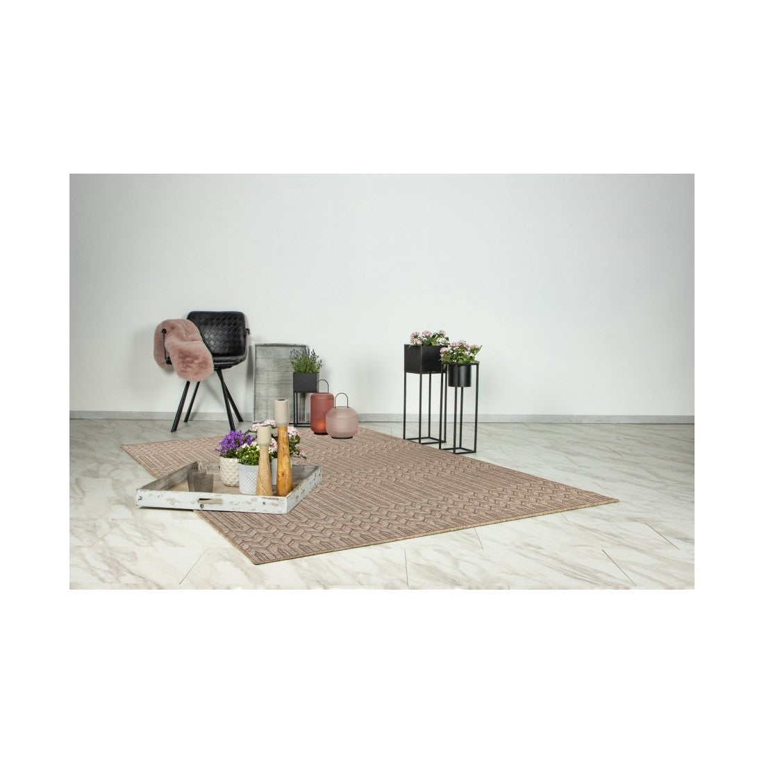 Tappeto 150x80 cm – Design C103A colore naturale – Eleganza e morbidezza per il tuo interno