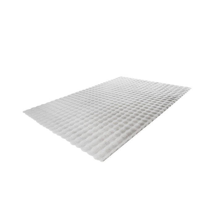 Tappeto 150x80cm, design H008Y colore argento - Comfort ed eleganza per il tuo interno