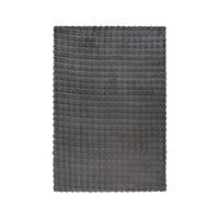 Tappeto 150x80cm, design H008Y colore grafite - Comfort ed eleganza per il tuo interno