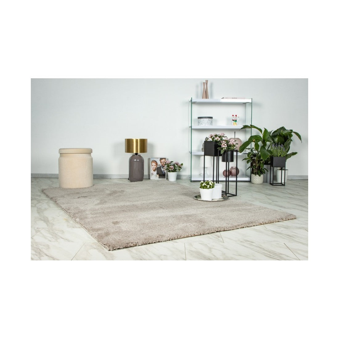 Tappeto 230x160cm, design D005M colore beige - Comfort ed eleganza per il tuo interno.