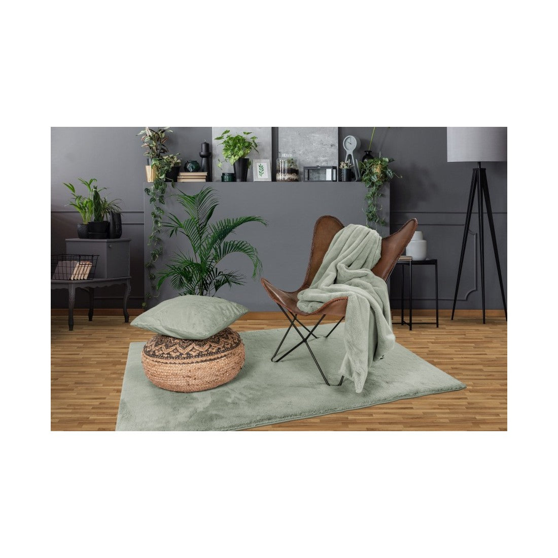 Tappeto 290x200cm, design H008N colore giada - Comfort ed eleganza per il tuo interno