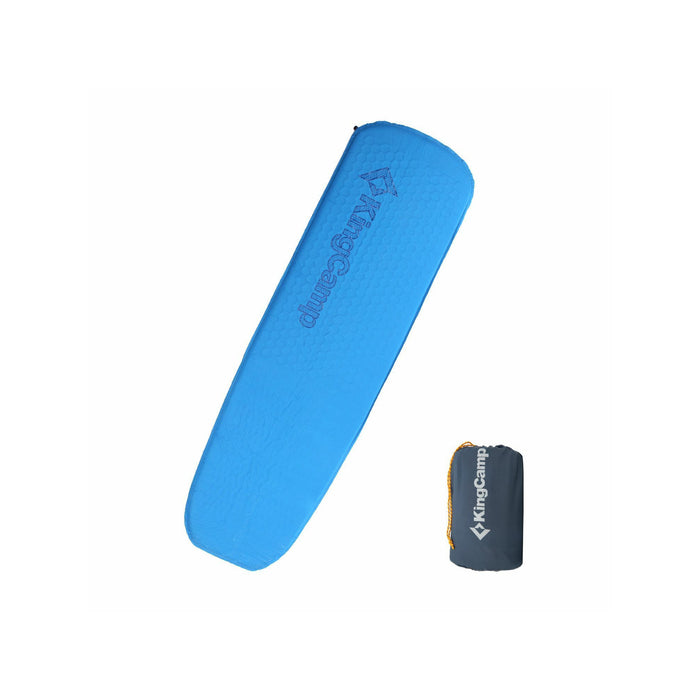 Tappeto da campeggio autogonfiante - Kingcamp - Blu - 183 x 51 cm