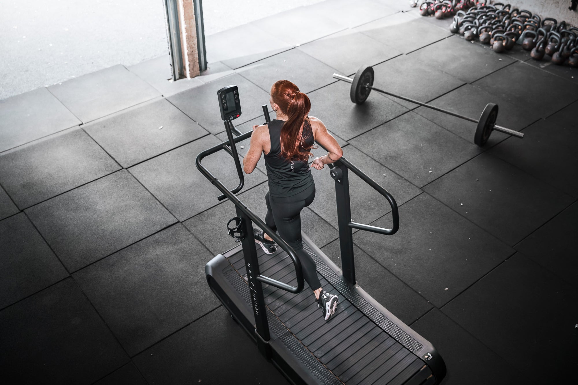 Tapis roulant fitness curvo - Half Human - Modello CURVE - Casa/Appartamento - Non motorizzato e autoalimentato