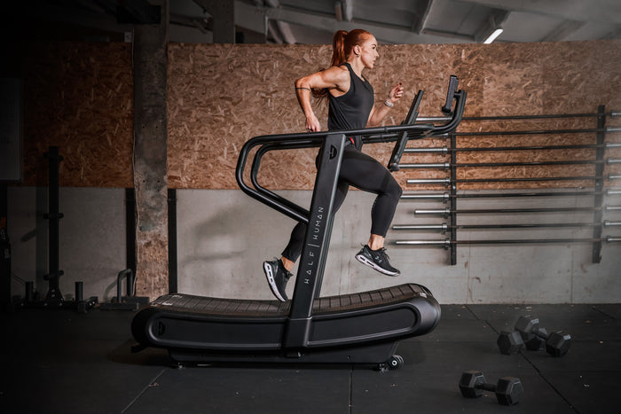 Tapis roulant fitness curvo - Half Human - Modello CURVE - Casa/Appartamento - Non motorizzato e autoalimentato