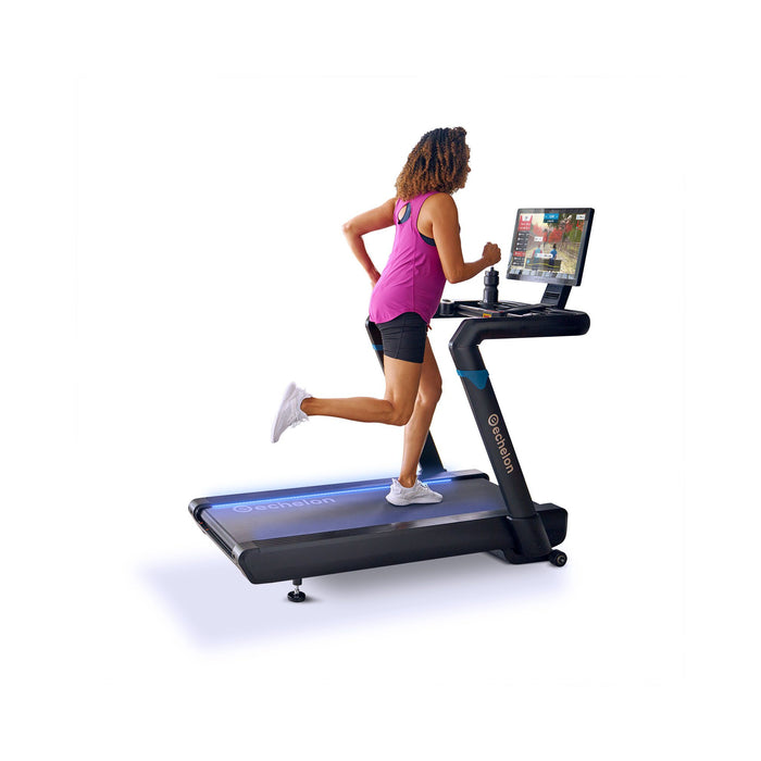 Tapis roulant pieghevole connesso - Modello STRIDE 8S-22 - ECHELON - Casa/Appartamento - Schermo girevole HD da 22 pollici