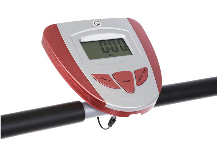 Tapis de marche magnétique avec bras 2 en 1 - O'Fitness - Dim : 155 x 131 x 63 cm - Compteur 5 fonctions