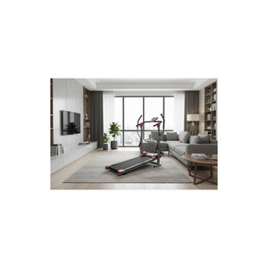 Tapis de marche magnétique avec bras 2 en 1 - O'Fitness - Dim : 155 x 131 x 63 cm - Compteur 5 fonctions