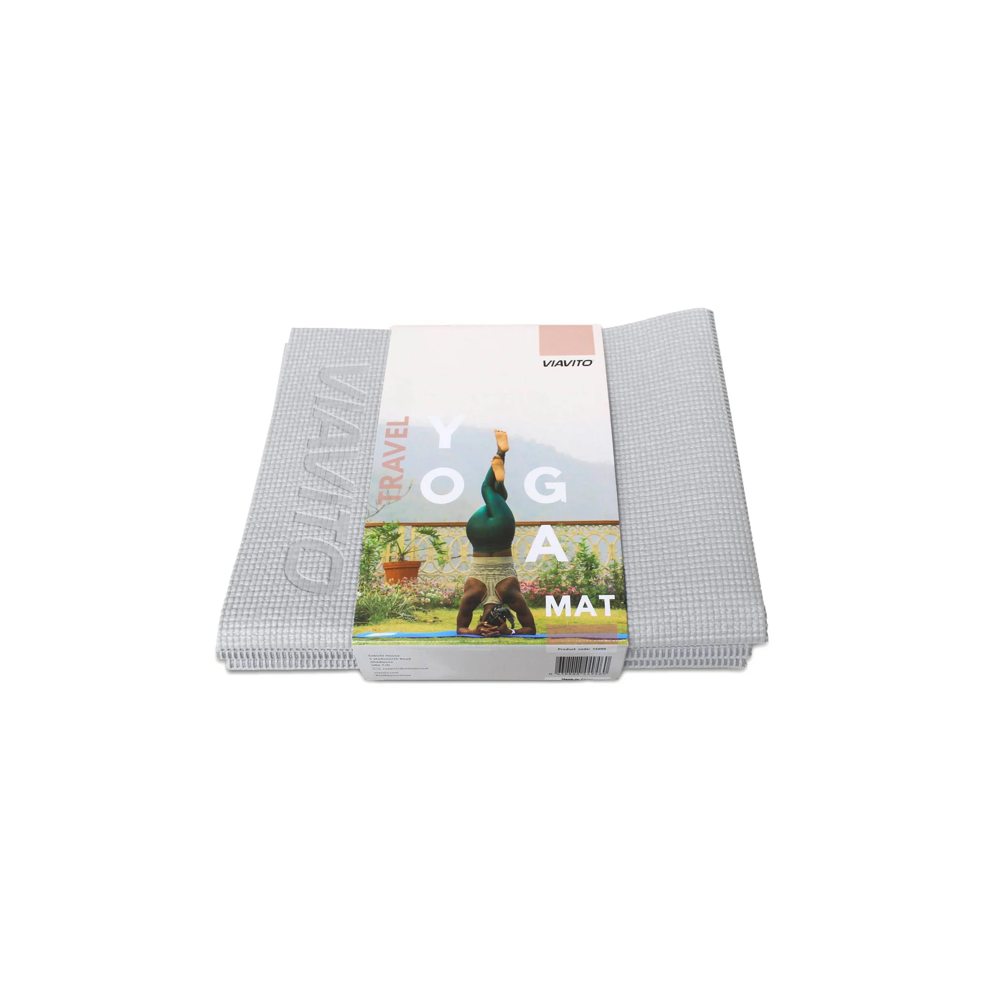 Tappetino pieghevole per yoga e fitness - Viavito - 3 mm - Brume Matinale