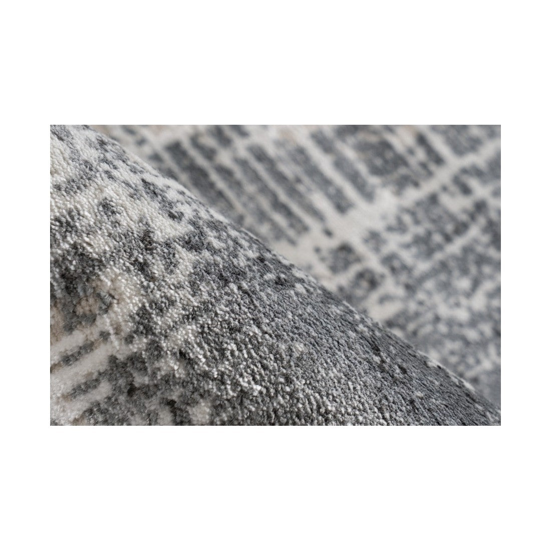 Tappeto 150x80cm, design E109E colore argento - Comfort ed eleganza per il tuo interno.