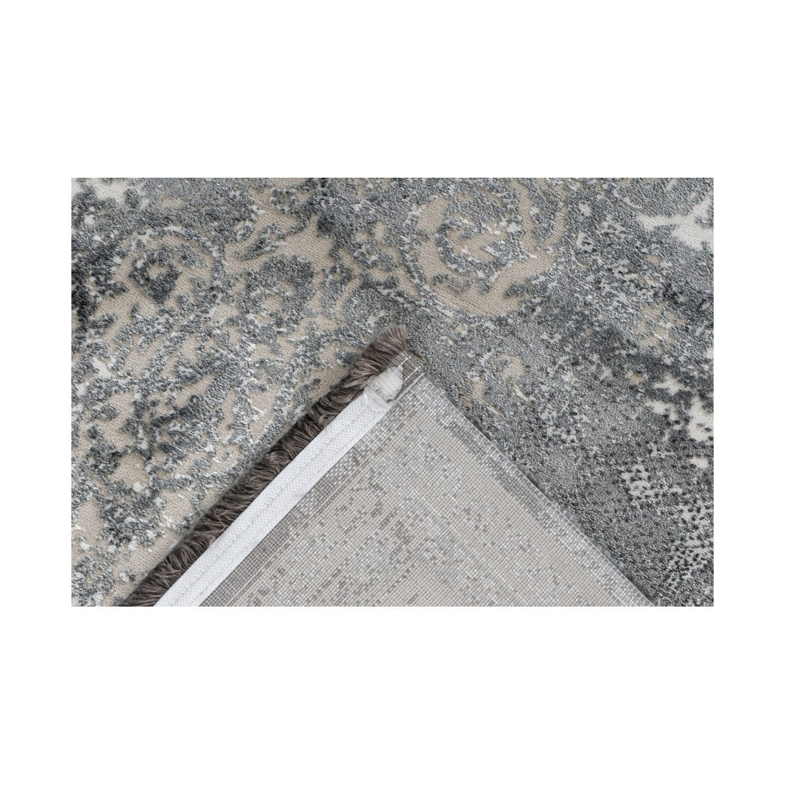 Tappeto 170x120cm, design E209E colore argento - Comfort ed eleganza per il tuo interno