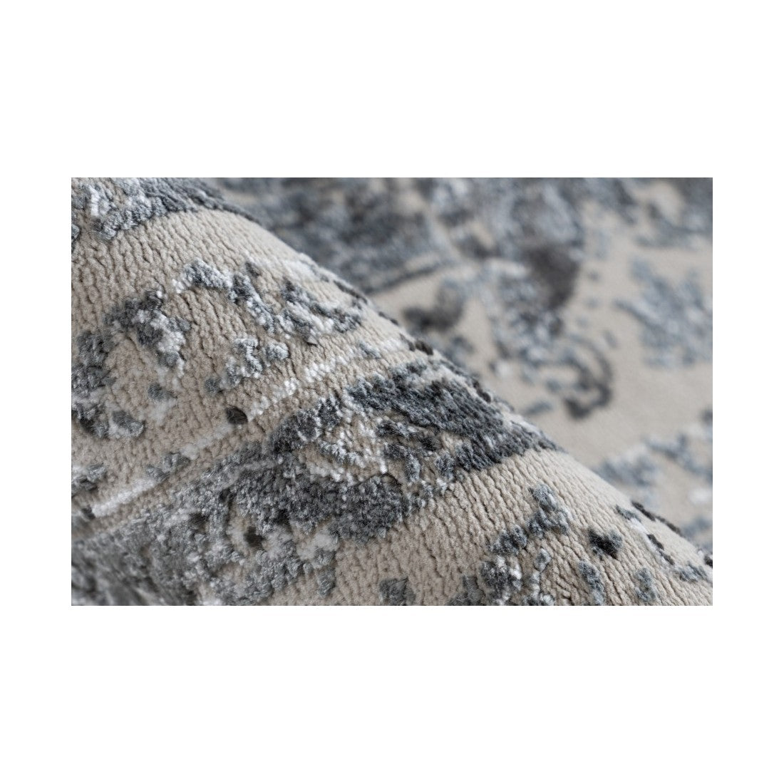 Tappeto 290x200cm, design E209E colore argento - Comfort ed eleganza per il tuo interno