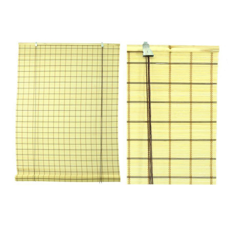 Tapparella midollino riga noce cm 180xh300x12