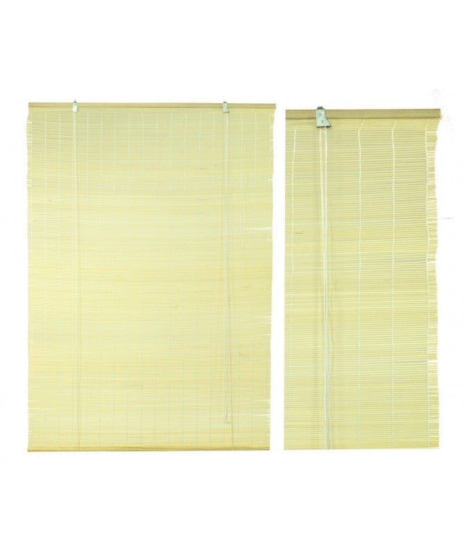 Tapparella midollino naturale asta legno cm 120xh300x12