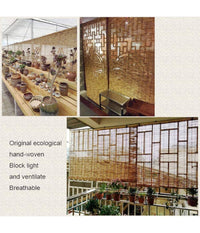 Tapparella Tenda Arella Avvolgibile In Listelli Di Bambà¹ Naturale 80 X 160 Cm         