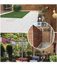 Tapparella Tenda Arella Avvolgibile In Listelli Di Bambà¹ Naturale 80 X 160 Cm         