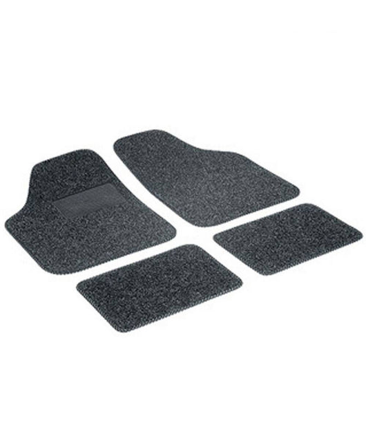 Tappetini Auto Moquette 4 Pezzi Con Antiscivolo E Battitacco Salvascarpa         