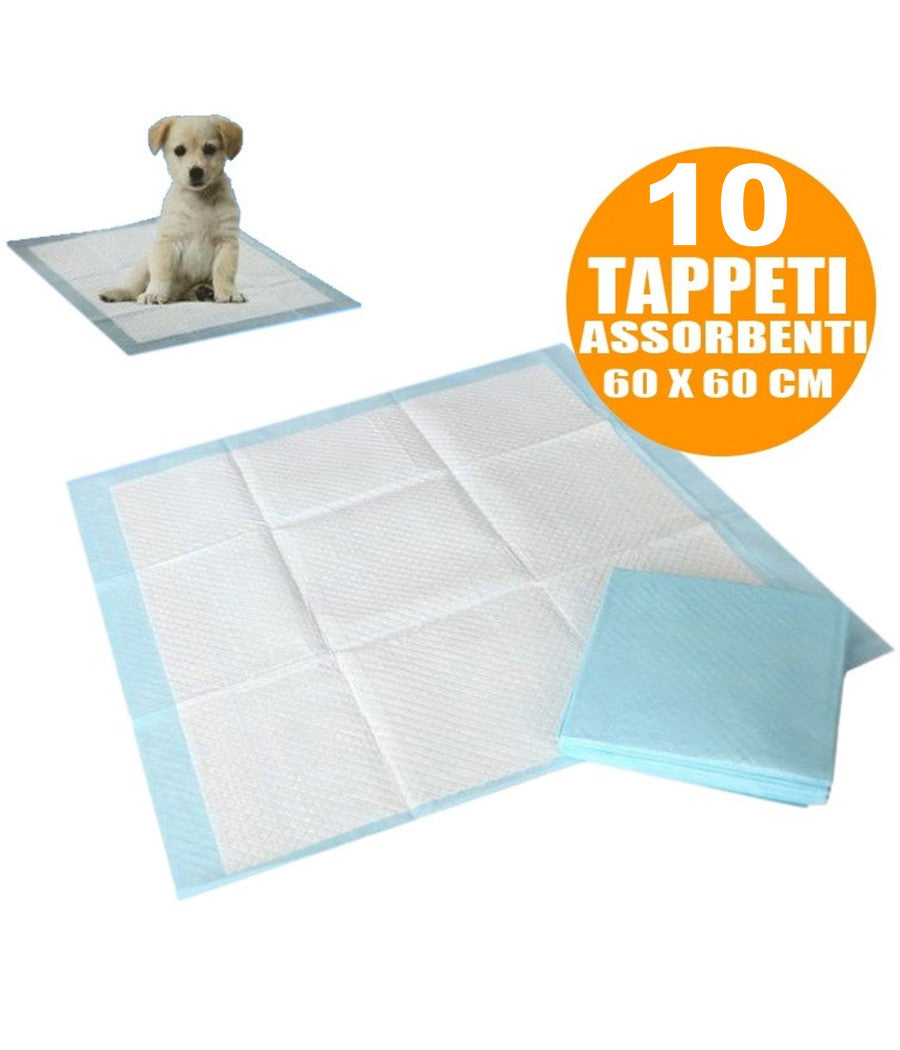 Tappetini Superr Assorbenti Per Cani Gatti 60x60cm Cuccioli Pannolini Traverse         