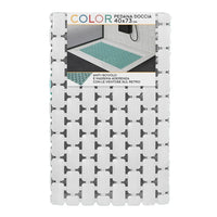 Tappetino antiscivolo doccia bianco 40x73 cm in plastica Spring