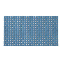 Tappetino antiscivolo doccia blu 40x73 cm in plastica Spring