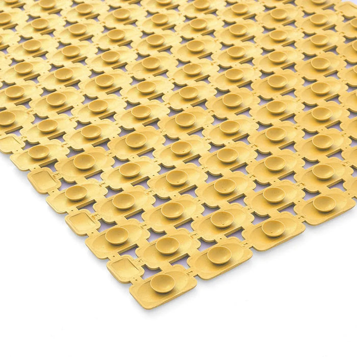 Tappetino antiscivolo doccia giallo 40x73 cm in plastica Spring