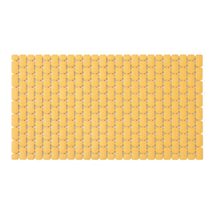 Tappetino antiscivolo doccia giallo 40x73 cm in plastica Spring