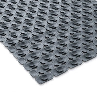 Tappetino antiscivolo doccia grigio 40x73 cm in plastica Spring