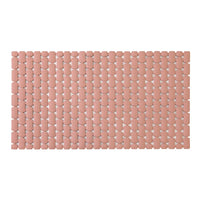 Tappetino antiscivolo doccia rosa 40x73 cm in plastica Spring