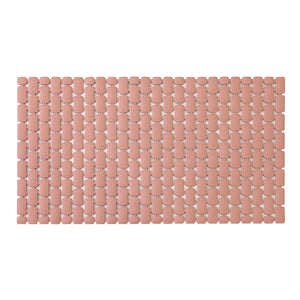 Tappetino antiscivolo doccia rosa 40x73 cm in plastica Spring