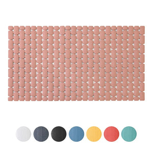 Tappetino antiscivolo doccia rosa 40x73 cm in plastica Spring