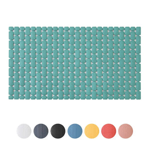 Tappetino antiscivolo doccia verde 40x73 cm in plastica Spring
