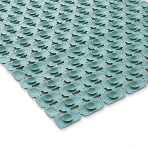 Tappetino antiscivolo doccia verde 40x73 cm in plastica Spring