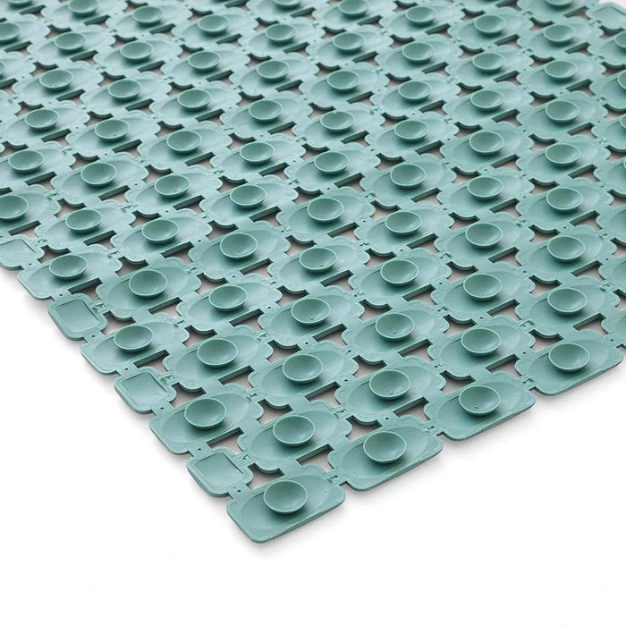 Tappetino antiscivolo doccia verde 40x73 cm in plastica Spring