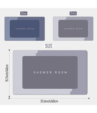 Tappetino Da Bagno Antiscivolo Assorbente Diatomite Casa Cucina Camera 40x60 Cm         