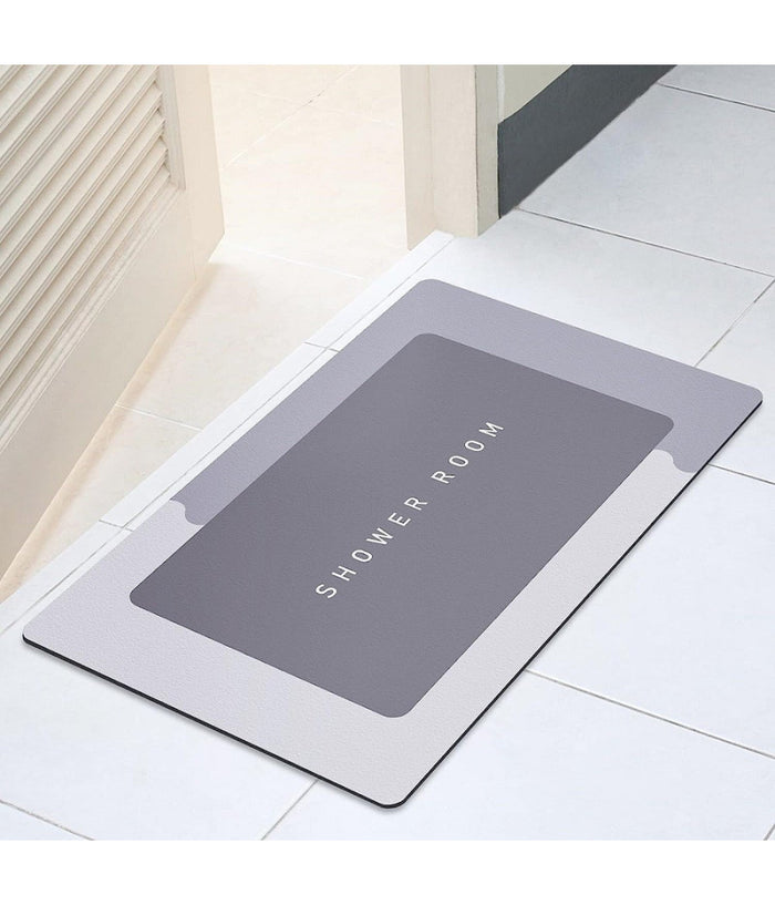 Tappetino Da Bagno Antiscivolo Assorbente Diatomite Casa Cucina Camera 40x60 Cm         