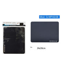 Tappetino Gaming Mouse Pad Tappeto Per Pc Antiscivolo Poggiapolso Nero G-mpad38         