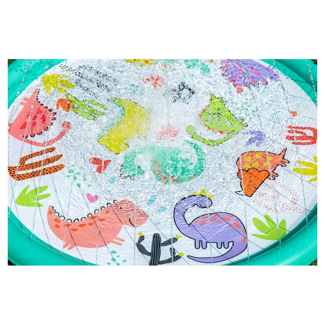 Trade Shop - Tappetino Gonfiabile Dinosauri Spruzzi Desert Dino Da 48"/122cm +2 Anni Giardino 52698 -