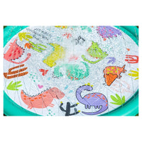 Trade Shop - Tappetino Gonfiabile Dinosauri Spruzzi Desert Dino Da 48"/122cm +2 Anni Giardino 52698 -