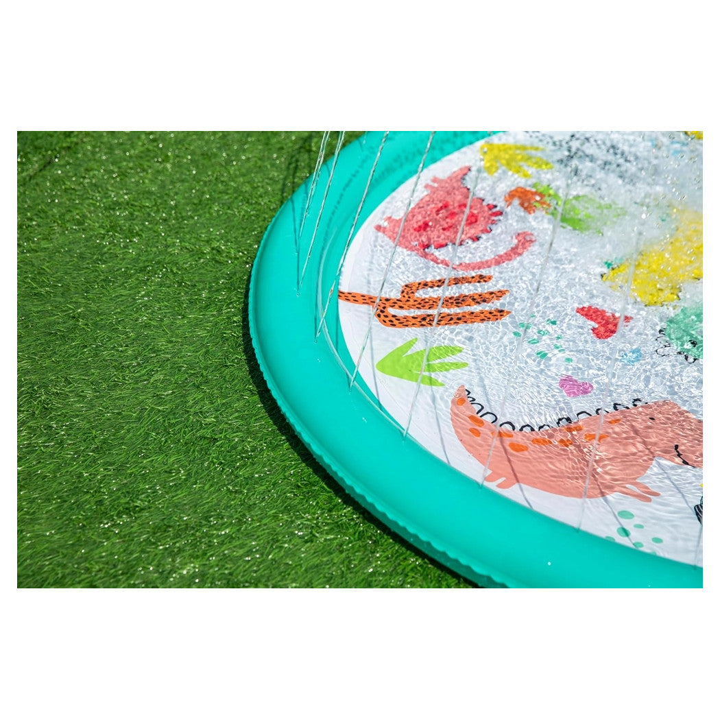 Trade Shop - Tappetino Gonfiabile Dinosauri Spruzzi Desert Dino Da 48"/122cm +2 Anni Giardino 52698 -
