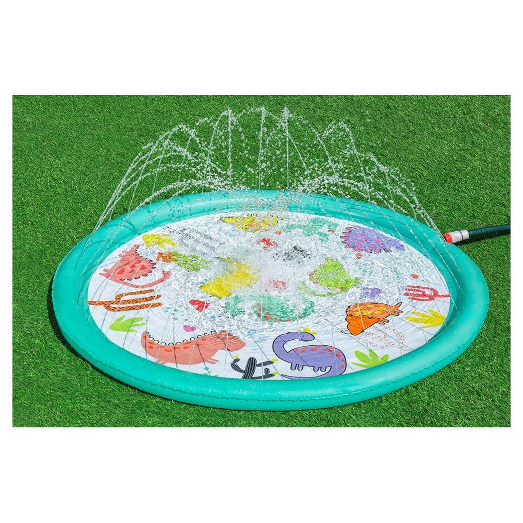 Trade Shop - Tappetino Gonfiabile Dinosauri Spruzzi Desert Dino Da 48"/122cm +2 Anni Giardino 52698 -