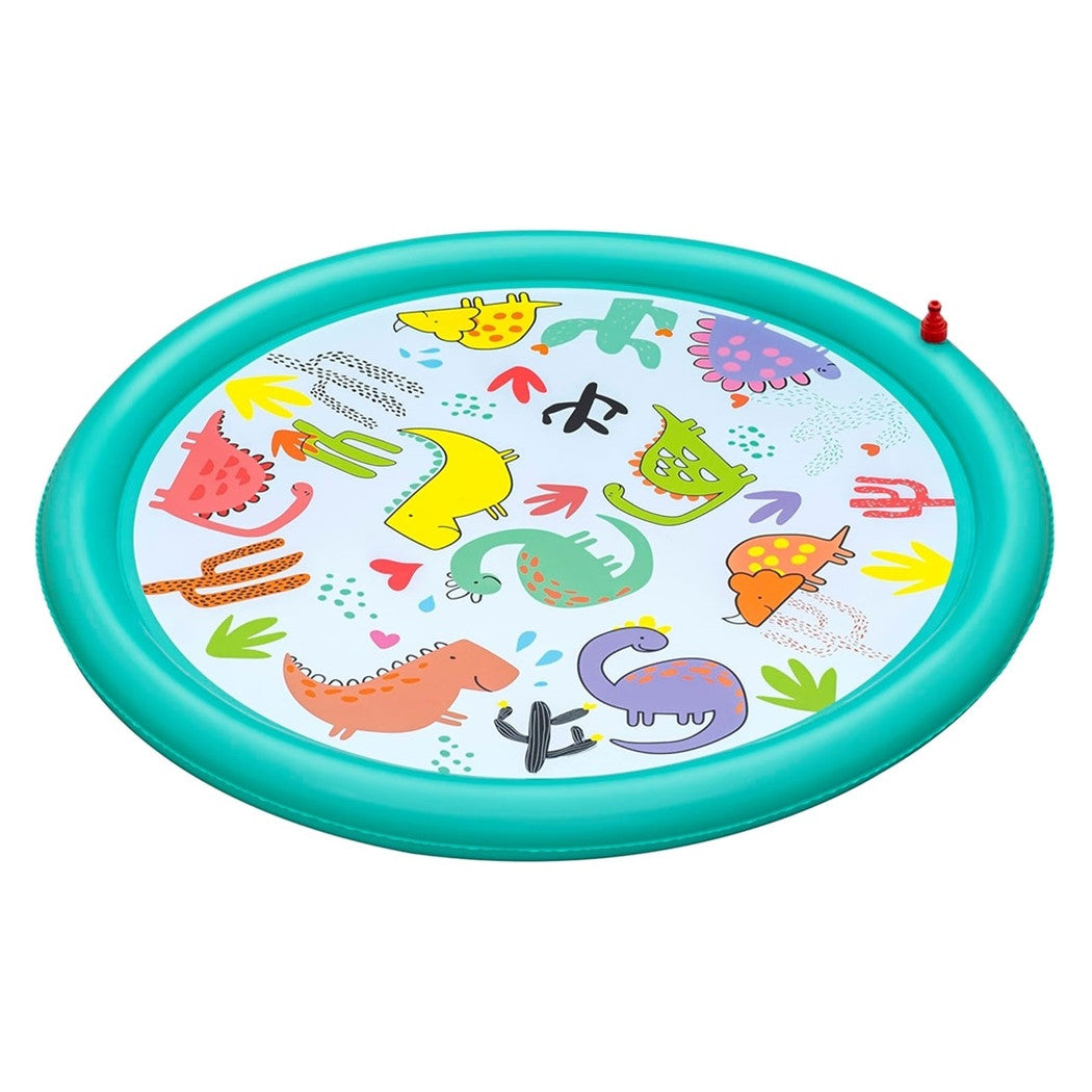 Trade Shop - Tappetino Gonfiabile Dinosauri Spruzzi Desert Dino Da 48"/122cm +2 Anni Giardino 52698 -