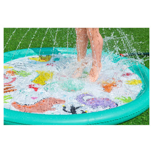 Trade Shop - Tappetino Gonfiabile Dinosauri Spruzzi Desert Dino Da 48"/122cm +2 Anni Giardino 52698 -