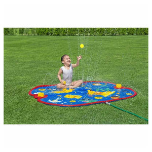 Trade Shop - Tappetino Gonfiabile Pirata Spruzzi Pirate Paraside 170x140cm +2 Anni Giardino 52725 -