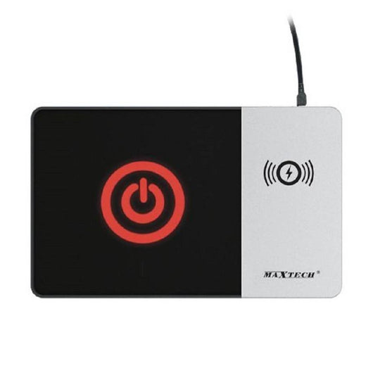 Tappetino Mouse Con Caricabatterie Wireless 10w Mouse Pad Maxtech G-mpad18         