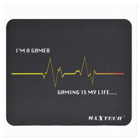 Tappetino Mouse Gaming I'm A Gamer Gaming Is My Life Con Linea Frequenza G-mpad27         