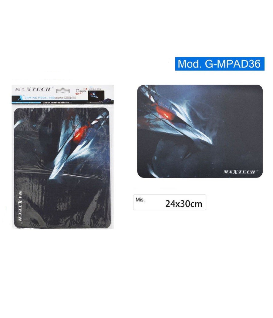 Tappetino Mouse Gaming Pad Tappeto Per Pc Poggiapolso Animale Di Ferro G-mpad36         