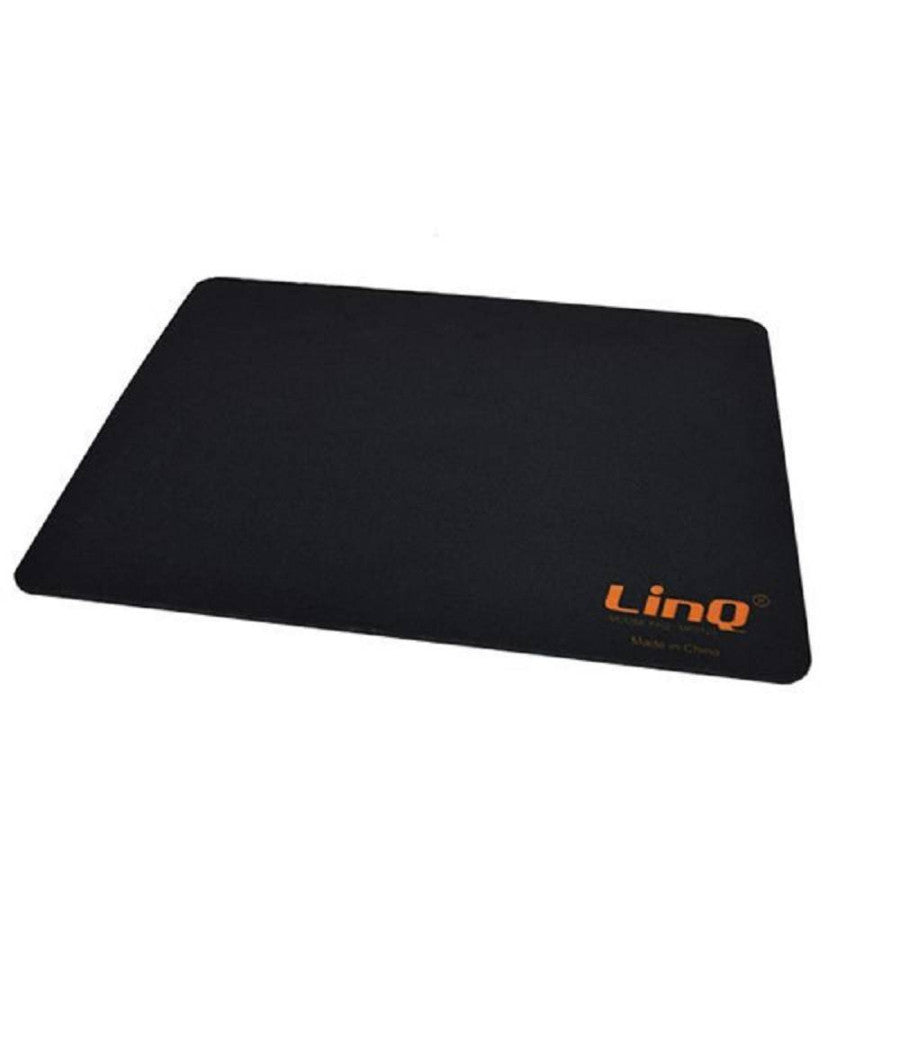 Tappetino Mouse Nero Mouse Pad 26x21x0,2cm Antiscivolo Poggiapolso Pc Mp2125         
