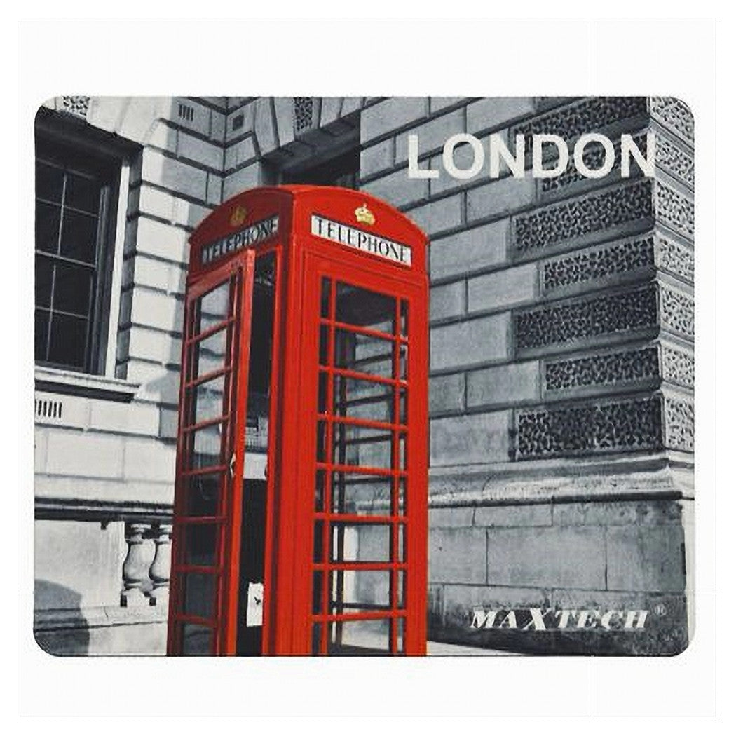 Tappetino Mouse Pad Gaming Cabina Telefonica Rossa Londra Antiscivolo G-mpad28         
