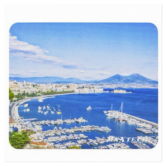 Tappetino Mouse Pad Tastiera Pc Gaming Paesaggio Golfo Napoli 24x20cm G-mpad23         