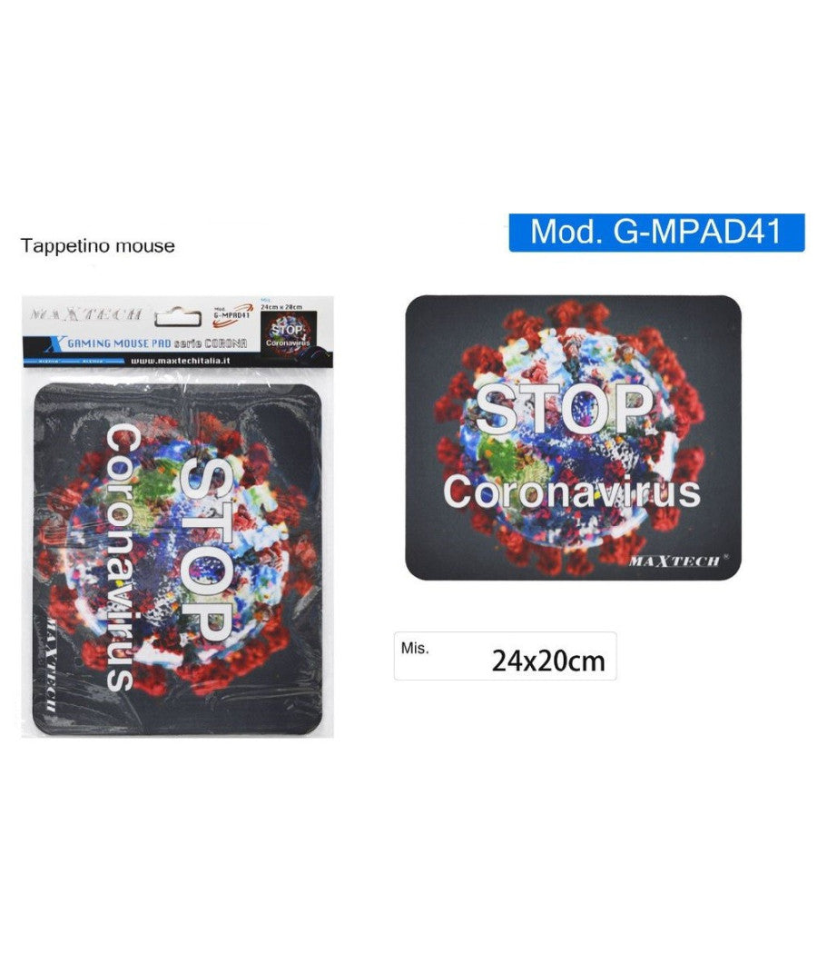 Tappetino Per Mouse Da Gioco Gaming Pad Per Laptop Tappeto Poggiapolso G-mpad41         