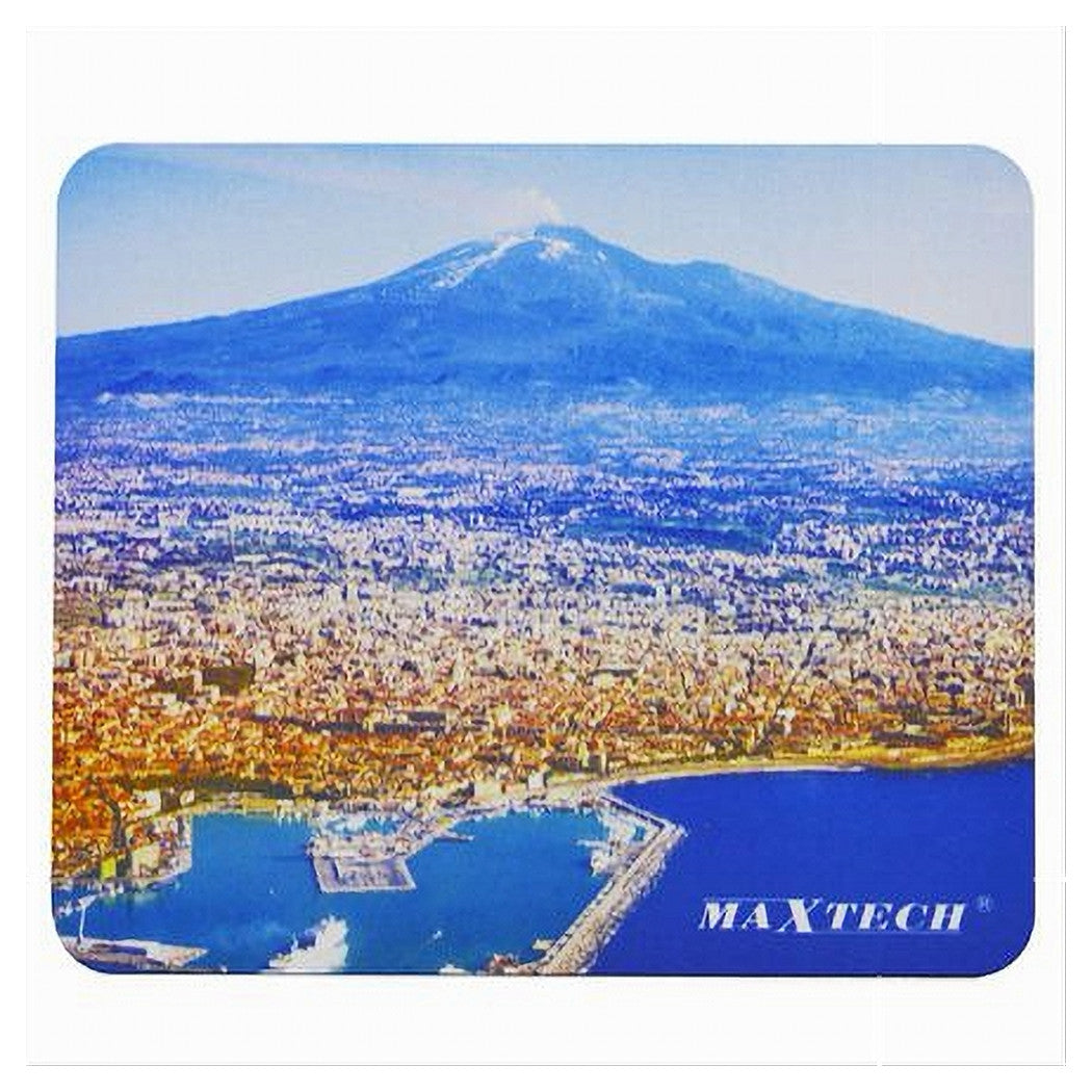 Tappetino Per Mouse Pad Gaming Tappeto Poggiapolso Mare Con Monte Etna G-mpad26         